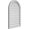 Ekena Millwork Round Top Surface Mount PVC Gable Vent: Functional, w/ 2"W x 1-1/2"P Brickmould Frame, 22"W x 34"H GVPRT22X3402SF - alternate 2